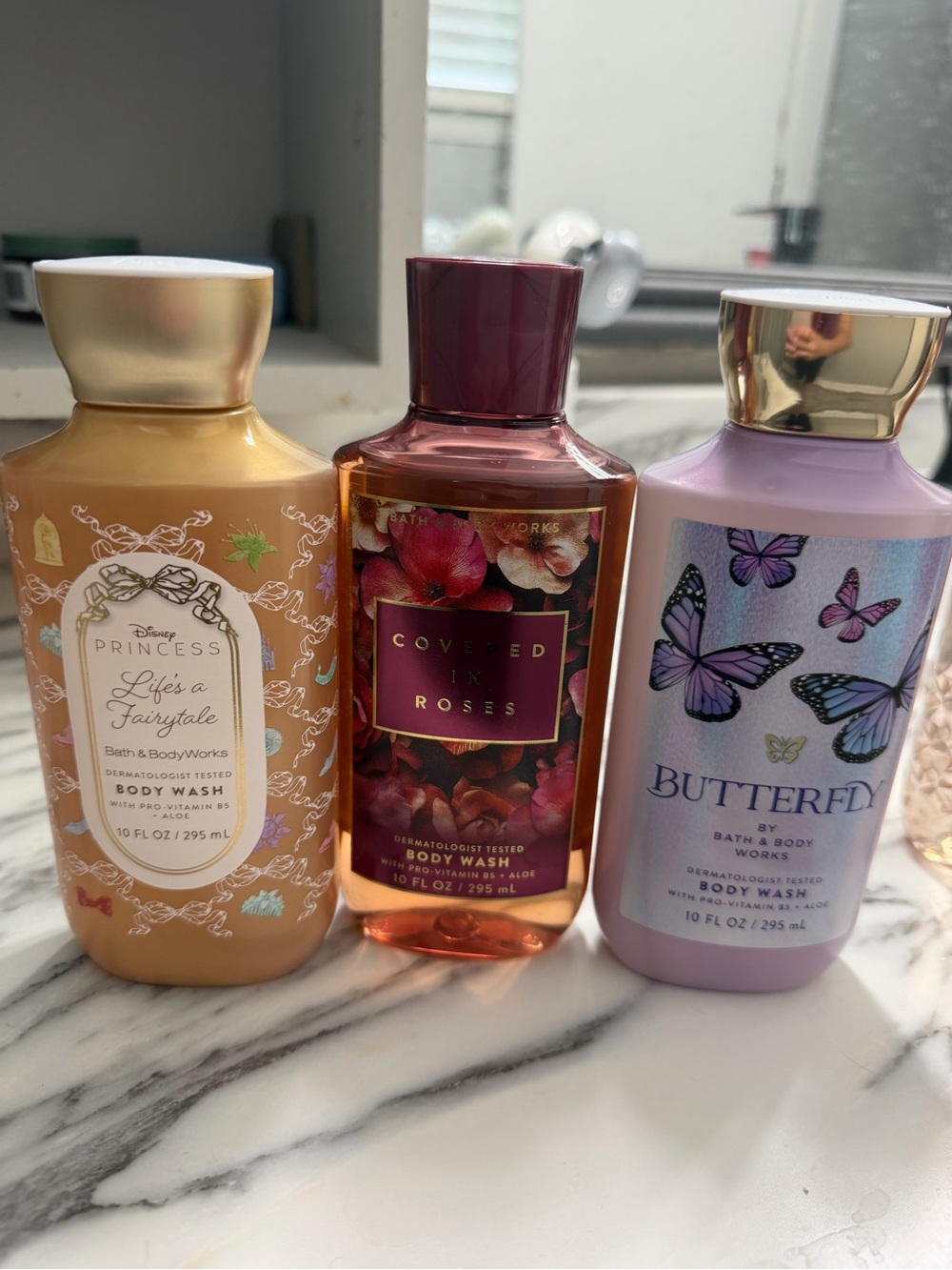 Bath & Body Works Covered in Roses, Life’s a fairytale, Butterfly